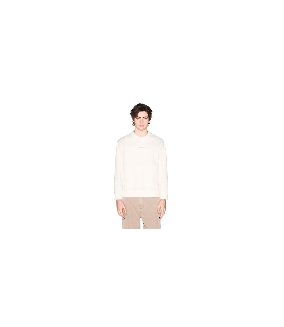 Sweat Homme Crème Armani Exchange-2