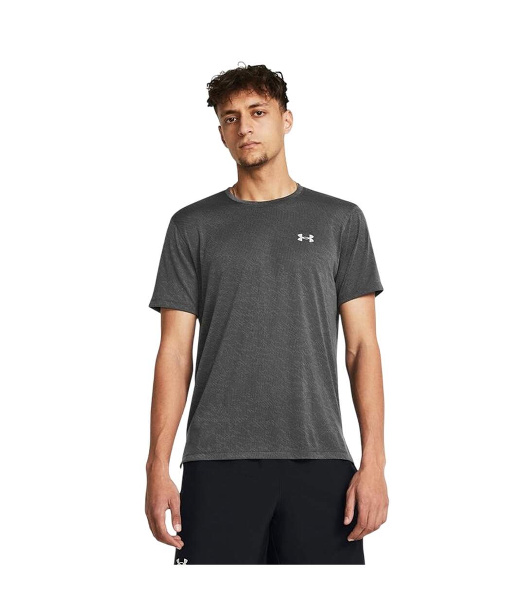 T-shirt Launch Homme Gris Foncé Under Armour-3