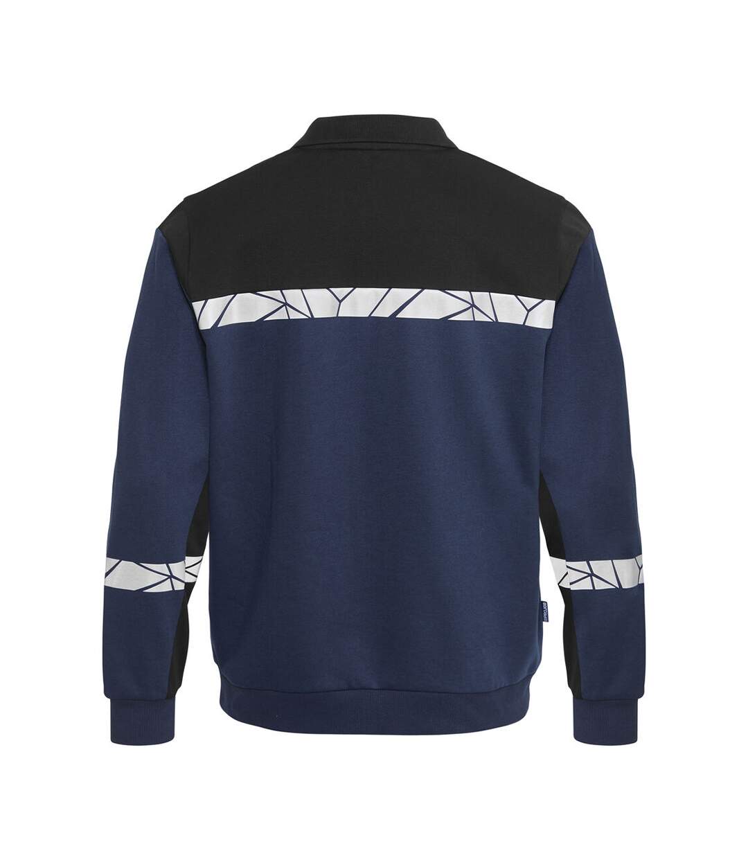 Mens Progression Hi-vis Polo Sweatshirt Navy Black Projob-2