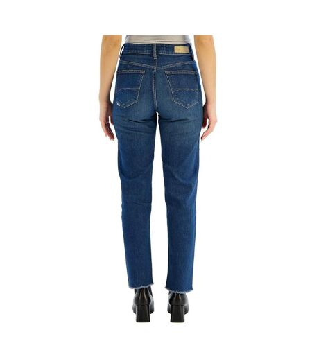 Jean slim bleu foncé femme salsa true cropped