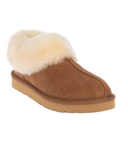 Chaussons Ibis Femme Marron Gris EverAu
