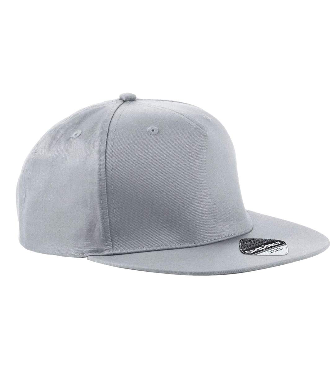 Casquette Ajustable Rapper Gris Clair Beechfield-2