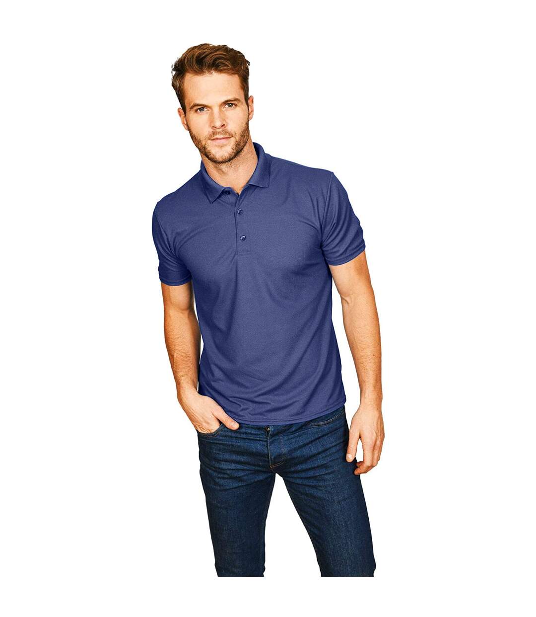 Casual Classics Polo Original Tech Pique pour hommes (Bleu royal) - UTAB504