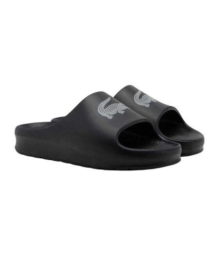 Claquettes Vacances Motif/style Crocodile Serve Homme Gris Lacoste