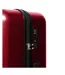 Valise À 4 Roulettes Motif/style En Relief Escapade S-m-l Rouge Foncé Crosshatch-3