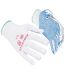 Portwest Nylon Polka Dot Gloves (A110) / Safetywear / Workwear (Blue/White) (UTRW994)