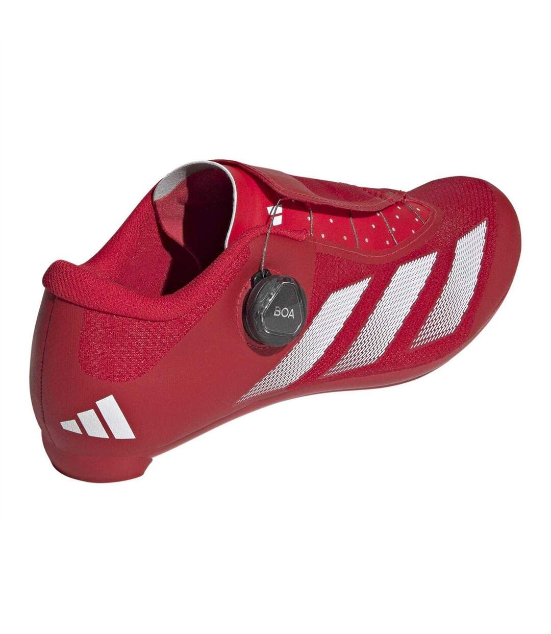 Mens Tempo 3 Stripes Boa Lacing System Cycling Shoes Ruby Red Adidas-2