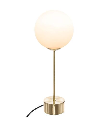 Lampe droite à poser Dris Noire et blanche - H. 43 cm