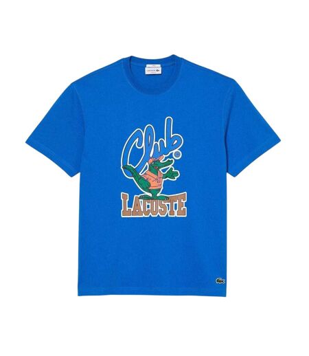 T-shirt Motif/style Imprimé Club Adulte Bleu Lacoste