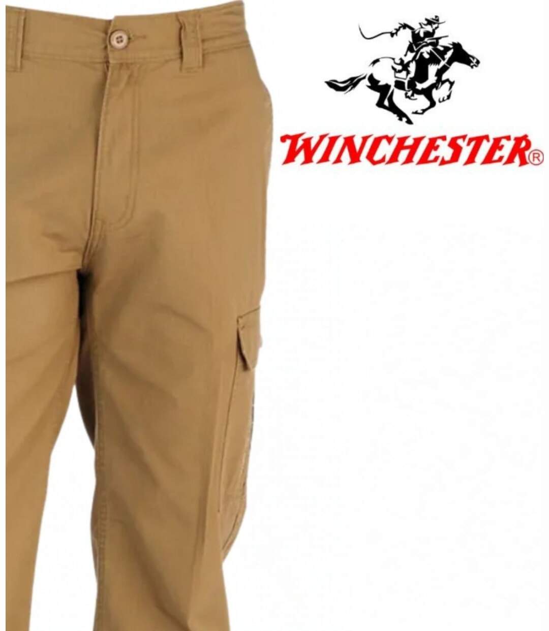 WINCHESTER WILLOW1 — Pantalon cargo beige : résistance et confort au quotidien-4