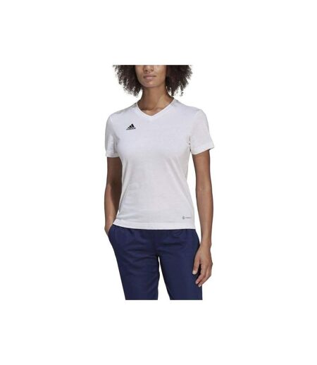 T-shirt Entrada Femme Blanc Adidas