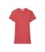 Womens/ladies ribbed slim t-shirt red Lacoste-1