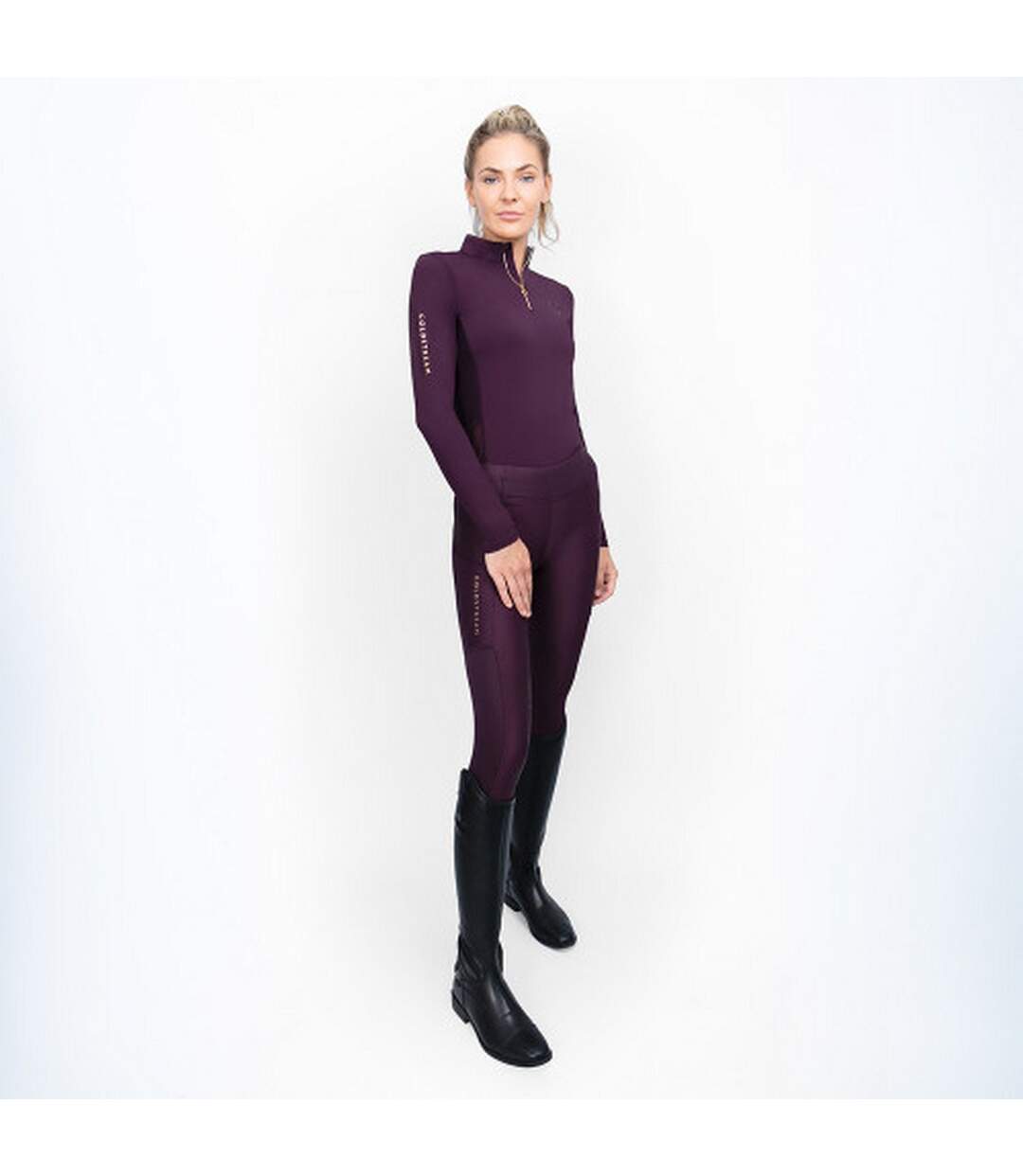 Haut thermique ednam femme mûre violette Coldstream