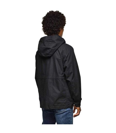 Mens Harporcrate Hooded Jacket Black Weekend Offender