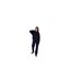 Womens/ladies Fleece Hoodie Navy Velvet By Graham & Spencer-1