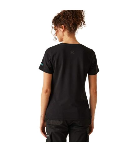 T-shirt ada femme noir Regatta Professional