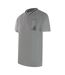 Polo Motif/style Logo Rectangulaire Homme Gris Love Moschino-3