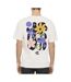 T-shirt blanc homme only & sons flower-2