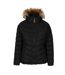 Womens/ladies nadina waterproof padded jacket black/black Trespass