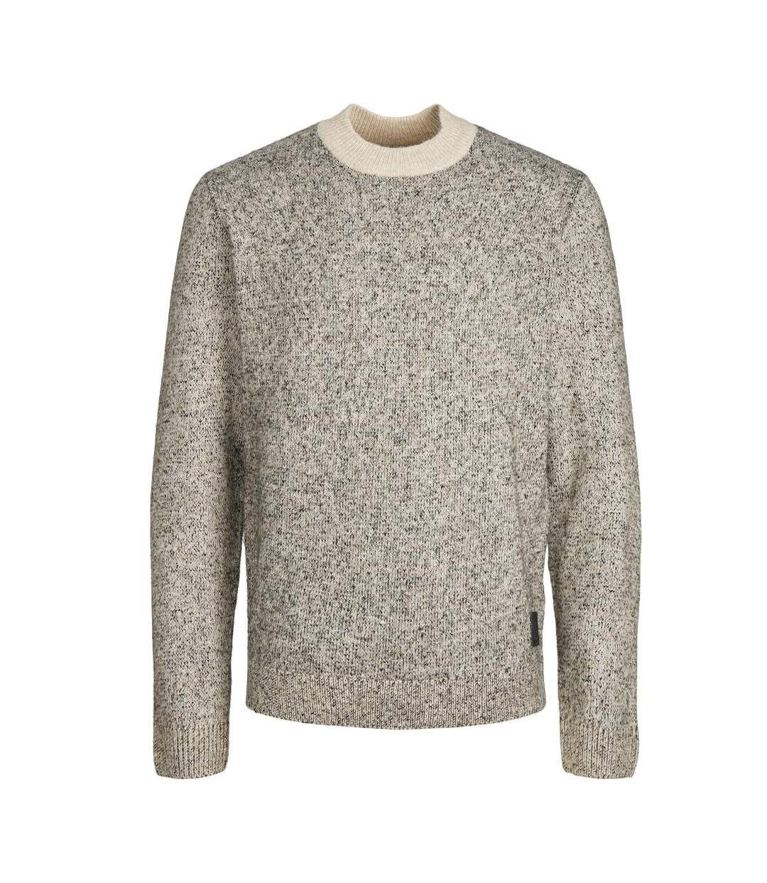 Pull marron homme jack & jones space - l-3