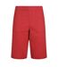 Womens/ladies kinnie flat fronted shorts crimson Weird Fish-1