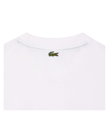 T-shirt Motif/style Logo Brodé Adulte Blanc Lacoste