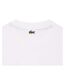 T-shirt Motif/style Logo Brodé Adulte Blanc Lacoste-4