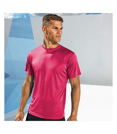 T-shirt de fitness à manches courtes homme rose Tri Dri