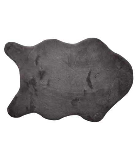 Tapis WOODLAND en fausse fourrure doublée suédine Peau de bête