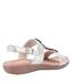 Sandales rosa femmes beige Fleet & Foster