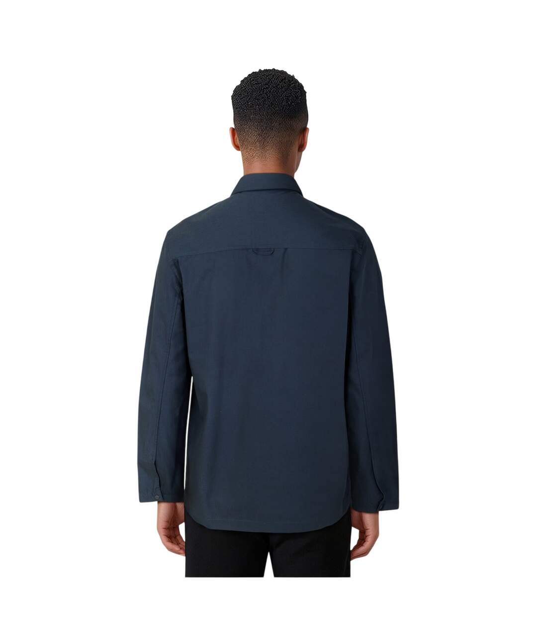 Veste-chemise Unie À Fermeture Éclair Homme Bleu Marine Lyle & Scott-4