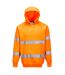 Portwest Mens Hi-Vis Safety Hoodie (Orange) - UTPW346