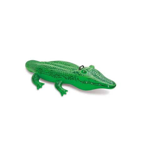 Bouée Gonflable à Chevaucher Crocodile 168cm Vert