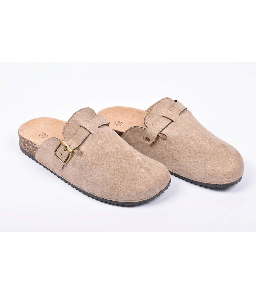 OZABI Sabots femme confort boucle ajustable semelle liège-3