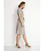 Robe-chemisier mi-longue coupe droite-3