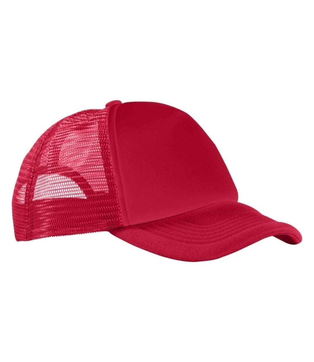 Trucker casquette 5 panels rouge Bullet-2