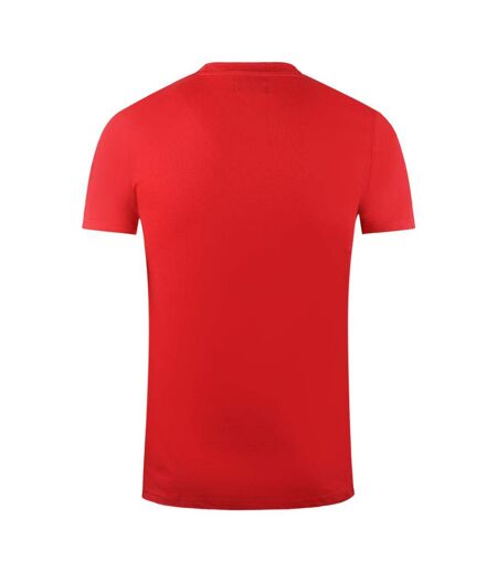 T-shirt Motif/style Logo London Aldis Homme Rouge Aquascutum