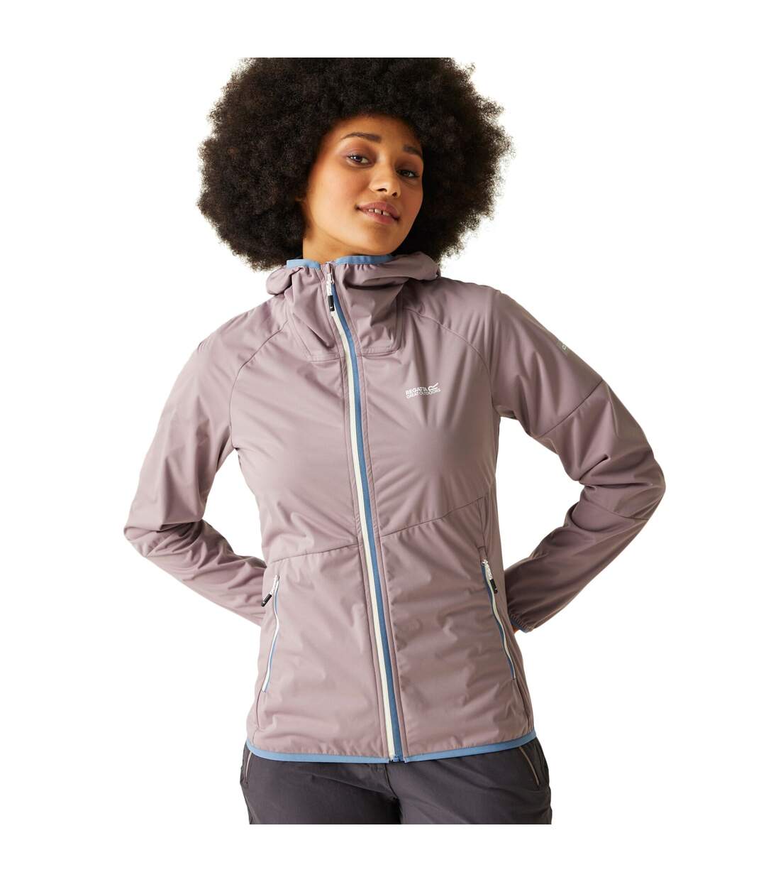 Womens/ladies Tarvos Vi Waterproof Jacket Heather Coronet Blue Regatta-4