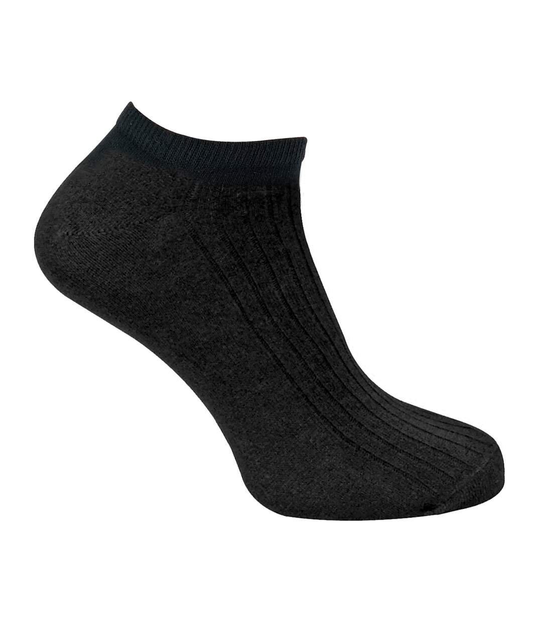 Men's 100% Cotton Ankle Socks | Sock Snob | Breathable No Show Soft Invisible Trainer Socks-2