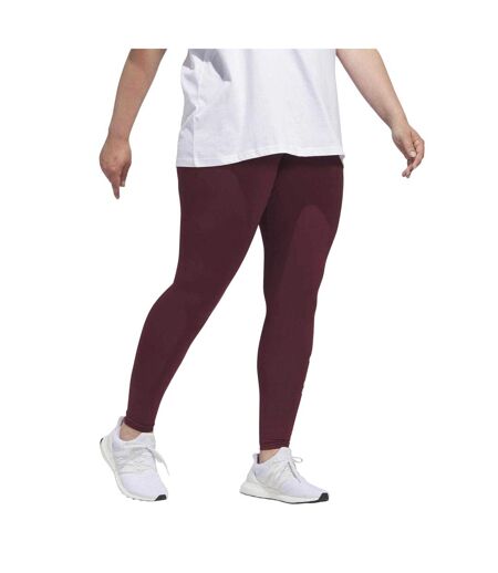 Womens/ladies Fitted Leggings Red Adidas