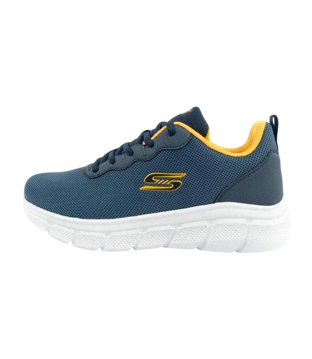 Baskets Bobs B Flex Icy Edge Homme Bleu Marine Skechers-3