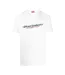 T-shirt Motif/style Logo Industry Denim Division Adulte Blanc Diesel-2