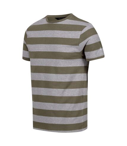 Regatta - T-shirt RYEDEN - Homme (Faune / Blanc) - UTRG8851
