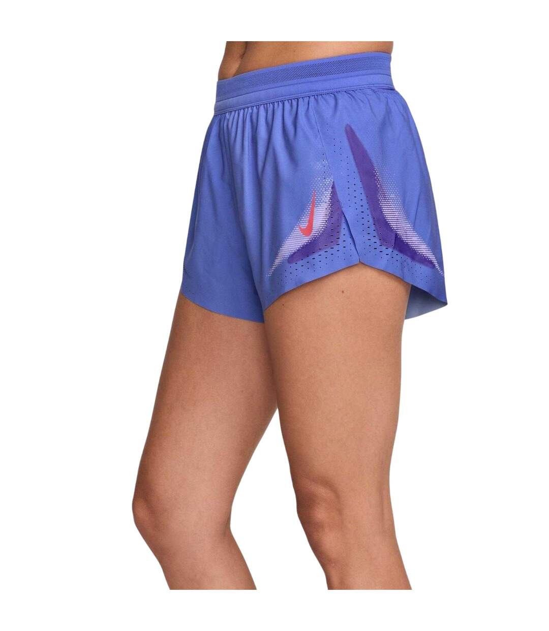 Short De Course Aeroswift Femme Bleu Saphir Rouge Vif Nike-3