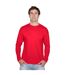 T-shirt iconic classic homme rouge Fruit of the Loom