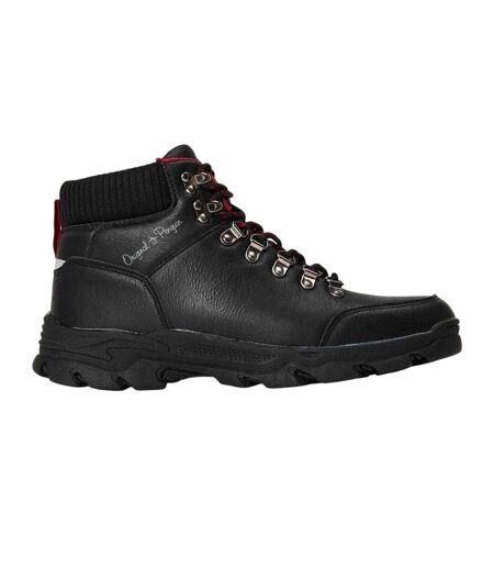 Chaussures Montantes De Randonnée Homme Noir Original Penguin