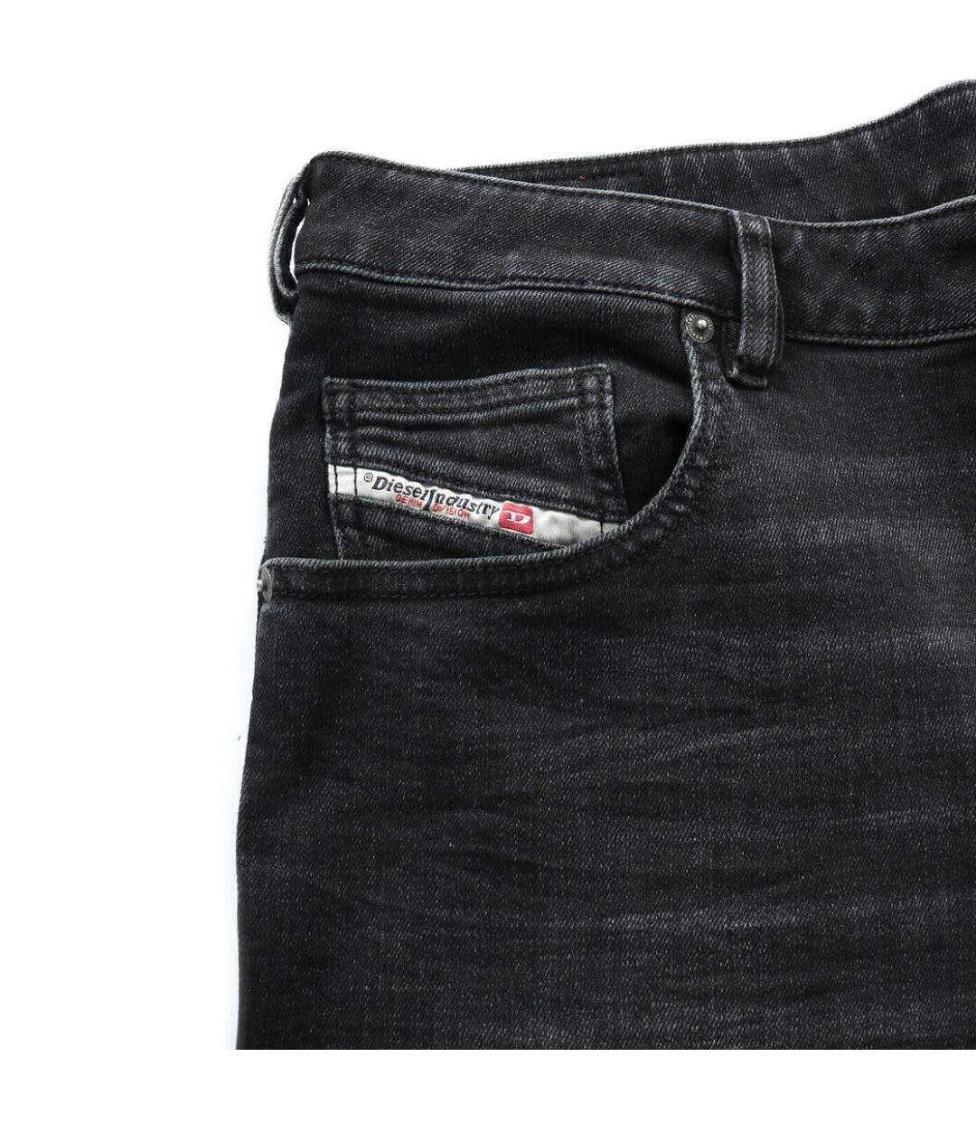 Jean Motif/style Délavé D-yennox Homme Noir Diesel-3