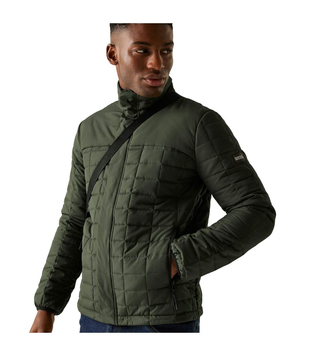 Doudoune Matelassée Haire Femme Kaki Foncé Noir Regatta-1