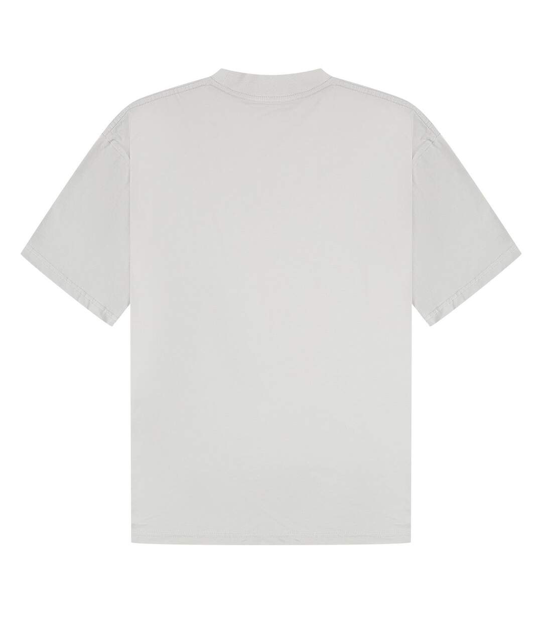 T-shirt oversize unisexe adulte en coton peigné ringspun à encolure allongée gris lunaire Casual Classics-2