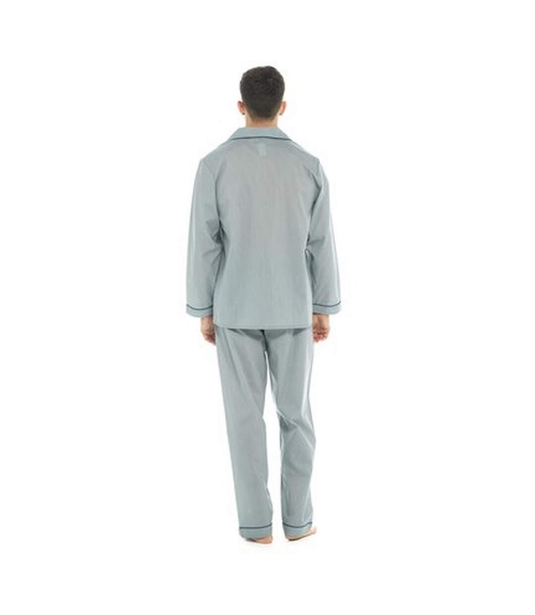 Mens striped pyjama set blue Walter Grange-2